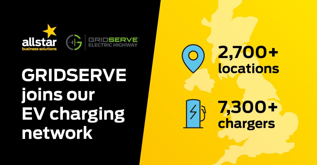 allstar one electric card accepted on gridserve electric highway