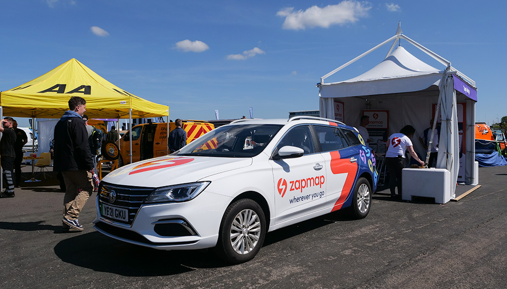 Zapmap branded car