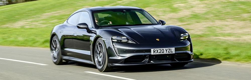 top 10 electric cars 2022: porsche taycan