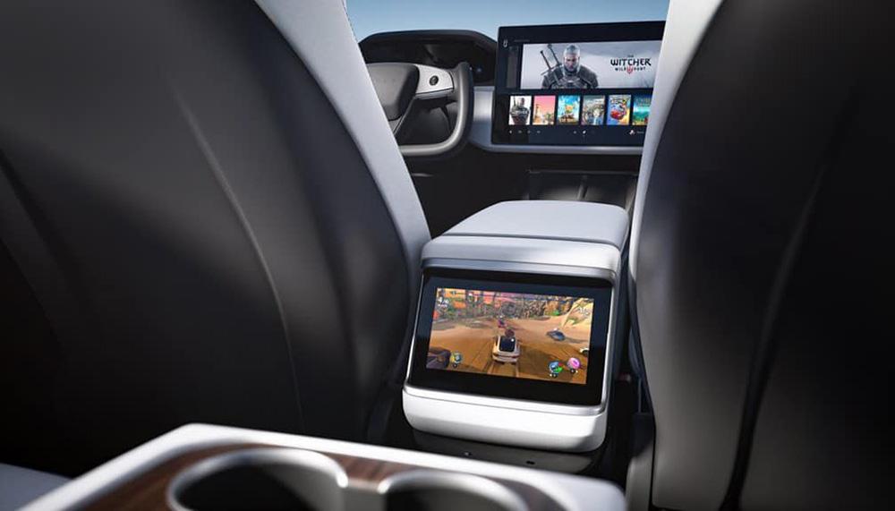 tesla unveils futuristic model interior