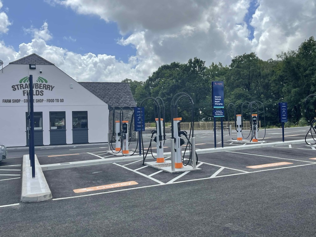 EV charging - Salmons Leap hub Totnes