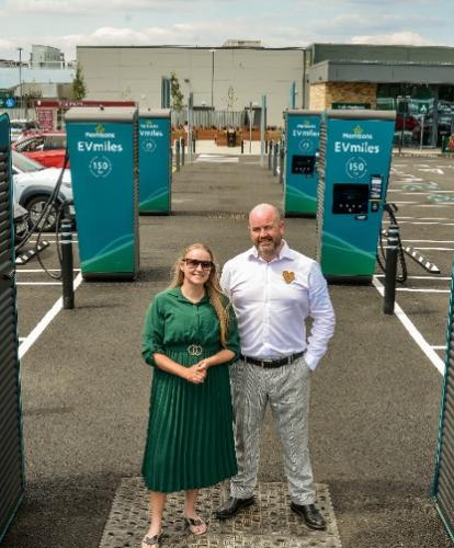 GeniePoint EV charging hub is a first at Morrisons lower environmental impact store