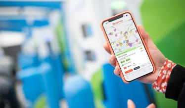 Search and placecard on the Zapmap app