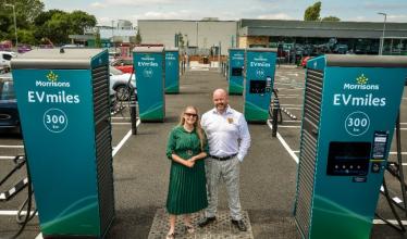 GeniePoint EV charging hub is a first at Morrisons lower environmental impact store