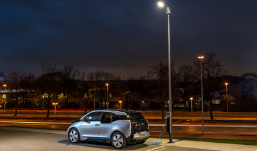 BMW showcases street light charging system in Oxford