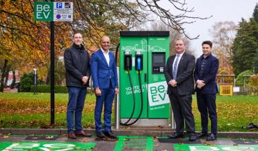 Be.EV and Trafford Council launch first of 100 new charging points