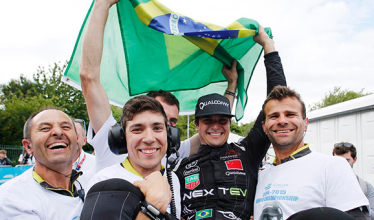 Formula E electric racing championship concludes in spectacular style