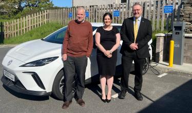 NHS Shetland new EV fleet car