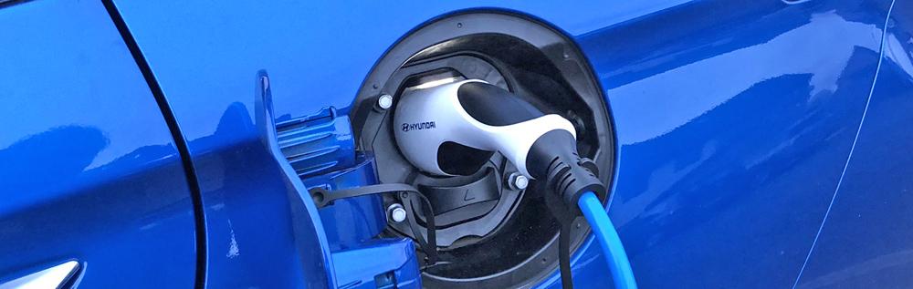 Charging a Hyundai Ioniq Electric at home